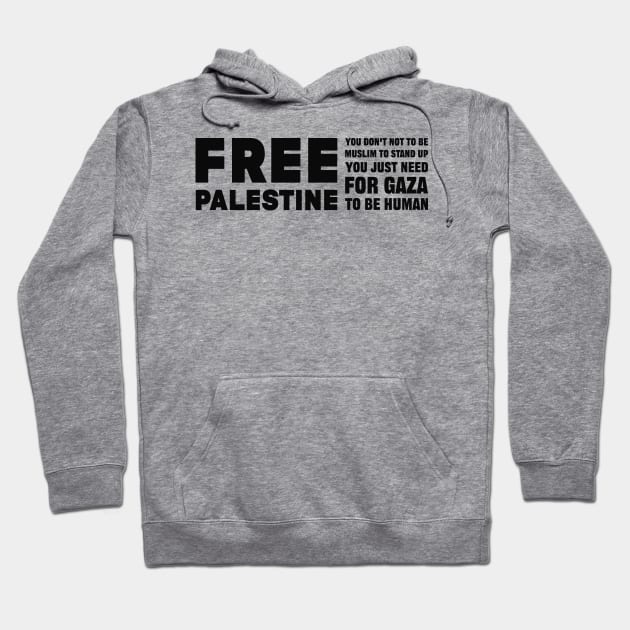 You Dont need to be a muslime Hoodie by MZeeDesigns